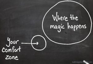 get our your comfort zone